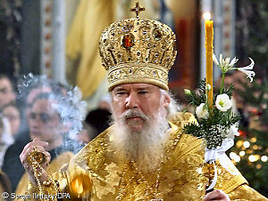 Alexi II., das Oberhaupt der russisch-orthodoxen Kirche