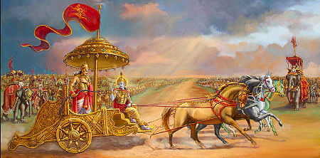 Krishna Arjuna Kurukshetra
