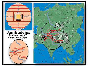 Jambudvipa as a Topographical Map of South-Central Asia