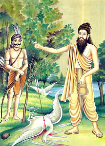 Mrigari and Narada