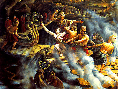 way leading to hell - road to Yamas abode
